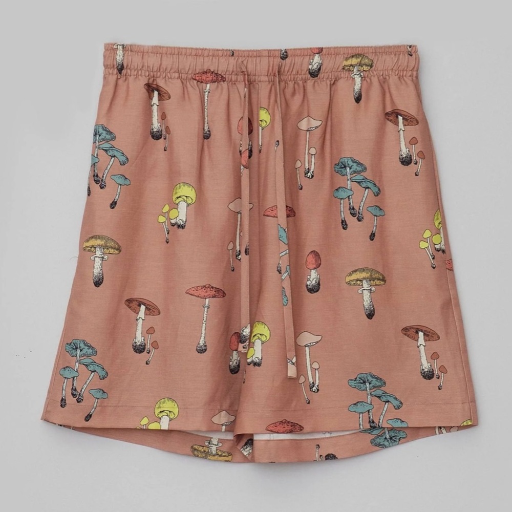 NWT Bright Side by Rocky Barnes Mushroom Shorts